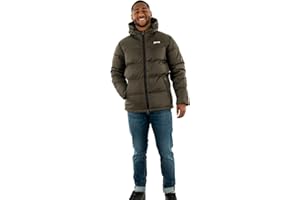 Schott NYC Idaho2 Piumino con Cappuccio con Cerniera Unisex - Adulto (Pacco da 1)