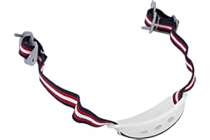 CERSALT Jugulaire de casque de sécurité, installation facile, élingue de casque de sécurité confortable et durable, blanc pratique pour le centre d'usinage de sécurité