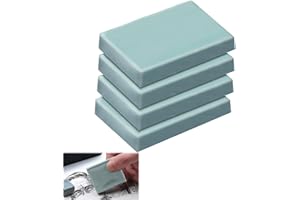 ENJIROR Kneaded Art Eraser Putty Rubber 4PCS Grey Soft Durable Sketch Brick Kneadable Eraser Correcting Charcoal Pencils Set for Artists Craft Drawing Sketching Home School University Colouring Graphic