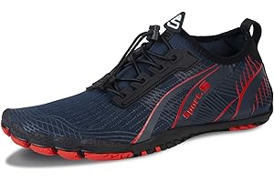 IceUnicorn Barfußschuhe Herren Damen Zehenschuhe Barfussschuhe Aquaschuhe Fitnessschuhe Strandschuhe Schwimmschuhe Wasserschuhe