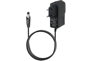 UOWW Alimentation LED 12V 1A 12W, Adaptateur AC 100-240V 50/60Hz Universelle Secteur Transformateur, Chargeur Jack 5.5 x 2.5 mm Prise EU pour l'électronique Domestique Bandes LED Routeurs Enceintes TV Box