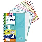 Oxford Notebook A4+, Europeanbook 10, Extra Cover, 5 x 5 Squares, 200 Sheets, Ice Mint
