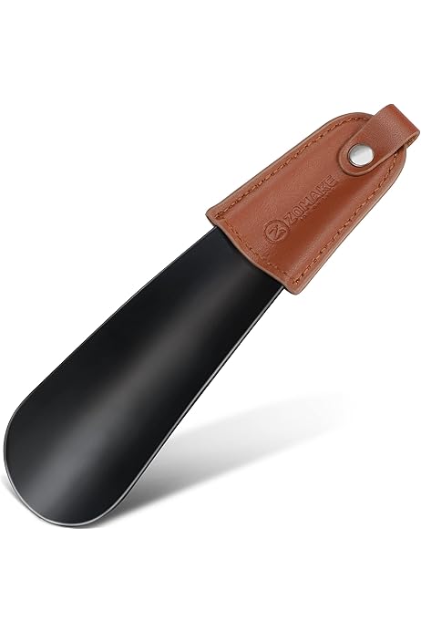 2x Set Calzascarpe In Metallo, Stabile, Calzanti Lunghi 58 Cm, Ausilio