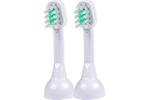 emmi-pet 2xA1 (S) Petites Têtes de Brosse à Ultrasons pour Brosse à Dent à Ultrasons emmi-pet 1.0&2.0 I Prévient le Tartre, Combat Mauvaise Haleine et Gingivite I Silencieux & sans frottement