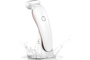 JINPUS Electric Lady Shaver - Painless Womens Razor Bikini Trimmer, Cordless Wet & Dry Lady Shaver for Women Legs Underarms Pubic Hair - Rechargeable Waterproof Lady Body Shaver