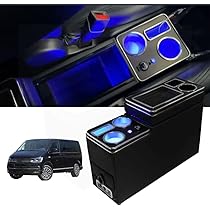 Induktion Mittelkonsole Schwarz Für VW T3 T4 T5 T6 T6.1 T7 Bus In