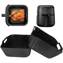 2 Stampi Silicone Per Friggitrice Ad Aria Philips | Per Airfryer 4.1L E