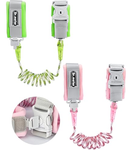 Laisse De Sécurité Enfant - Bracelet Réglable 2,5m, Rotation 360° - Pour Courses, Voyages, Parc - 9