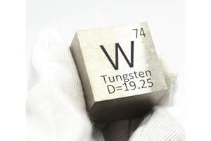 PRECIOUS & VALUABLE METALS / Cubo de tungsteno de 10 mm. y 99,95% de pureza. Siente su densidad y dureza.