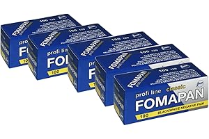 Foma Fomapan Classic 5 Lot de 5 Films 120er Photo 100 ASA Noir/Blanc négatif