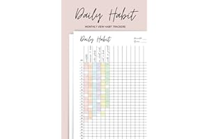 Daily Habit Tracker: Habit Tracking Notebook | One Month to a Page | Set Goals and Log to Build Good Habits on a Routine Basis with This Inspirational Productivity Journal | Small
