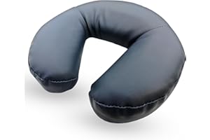 HOINCO Cojín de Cuna de Masaje Facial, Almohada de Cabeza Universal para el Descanso Facial Almohada de Cabeza Cuello Silla de Masaje Cama de SPA. (Azul Oscuro)