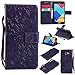Produktbild Nancen Tasche Hülle für,Samsung Galaxy A5(2016) Hülle,Samsung Galaxy A5(2016) / SM-A510F (5,2 Zoll) Leder Wallet Tasche Brieftasche Schutzhülle, Nancen Prägung Sonnenblume Muster PU Leder Handytasche im Bookstyle Stand Funktion Kartenfächer Magnet Etui Schale
