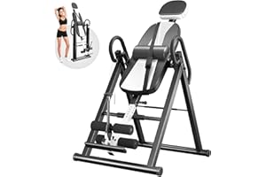YOLEO Panca a inversione Gravity Resistente con poggiatesta Regolabile e Protezione Cintura Posteriore con Macchina per Sollievo dal Dolore Terapia