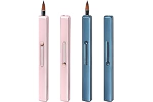 SRUIDYLADY Pinceau à Lèvres Rétractable, Application de Rouge à Lèvres (Blue + Pink)