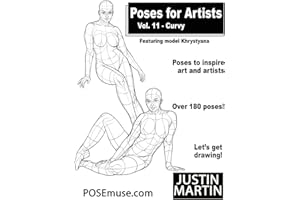 Poses for Artists Volume 11 Curvy: An Essential Reference for Figure Drawing and the Human Form (Inspiring Art and Artists)