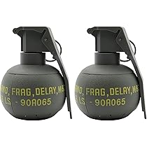 Granate Giocattolo Tattiche M26A1 - 3 Pezzi Per Paintball, Airsoft E Giochi Di Ruolo | Ricaricabili E Resistenti