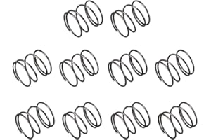 UXCELL Sourcing Map Ressort de Compression 1.2mm Fil Diamètre, 20mm OD, 20mm Libre Longueur, Acier Extension Noir 10Pcs