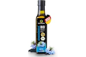 ‎KRÄUTERLAND N A T U R - Ö L M Ü H L E Kräuterland Bio Schwarzkümmelöl 250ml, gefiltert, ohne Zusatz von Aroma-, Farb- und Konservierungsstoffen, hoher Thymochinon, kaltgepresst, mühlenfrisch direkt aus unsrer hessischen Ölmühle