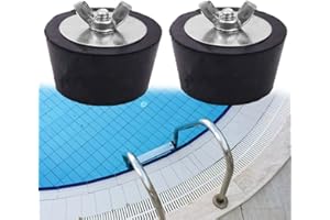 Select Zone 2 PCS Winterstopfen für Pool Überwinterungsstopfen Gummistopfen mit Edelstahlbolzen gegen Frost an Schwimmbecken Abflussrohrleitungen