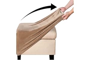 YEKUHE Hockerbezug Quadratisch Ottomane Schonbezug Quadratische Stretch Hocker Bezug Hocker Bezug für Ottomane Überzug Hockerbezug Quadratische Ottomane Abdeckungen ( Color : #22 , Size : 55x55cm/22x22in )