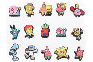 GRADESAFE 15, 30, Mixed, Girl Or Boy Superhero Famous Cute Cool Funny Random Colourful Shoe Charms Decorations For Croc Clog Shoes, Bracelet And Wristband For Women & Men No Duplicates