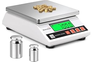 Bonvoisin 6000g,0.1g Bilancia Elettronica Digitale di Alta Precisione Pesante Per Laboratorio di Pesatura Industriale Bilancia per Gioielli da Cucina con Certificazione CE