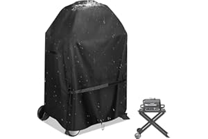 Kingling Grill Cover Fits for Ninja Woodfire Outdoor Grill (OG701 Grill) BBQ Cover, Waterproof and Dustproof Protective Cover (Cover Only)