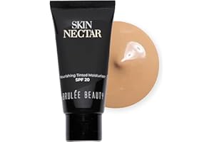 Brulée Beauty Skin Nectar | Luminous SPF20 CC Cream | Medium-Full Coverage Foundation | Lightweight, Hydrating Tinted Moisturiser | Skin-Like Flawless Finish | Vegan & Cruelty Free | Shade Two