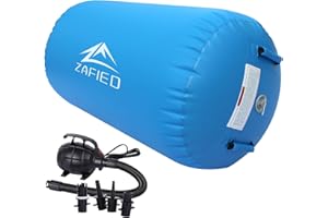 LUBAKED Inflatable Air Roll, Gymnastics Air Roller Tumbling Mats, Air Roller, Barrel, Air Rollers, Training Mat, Airspot Gymnastics Mat for Training, Fitness, Yoga, Home, Gym