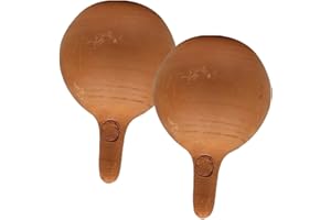 OLLAS LUTTON Poterie Lutton | 2X Ollas Mini Nature 25 cl | Ollas à Planter Terre Cuite Naturelle | Arrosage Automatique et Écologique pour Plantes d’Intérieur | Système d’Irrigation Naturel | Duo Oyas Déco