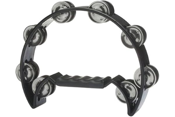 Stagg TAB2BK Tambourin 1/ lune 16 cymbalettes Noir
