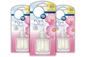 GENERIC Febreze Ambi Pur Plug In Diffuser Air Freshener Refills - Odour Eliminator Home & Office Fragrance - Blossom & Breeze 20ml - Pack of 3