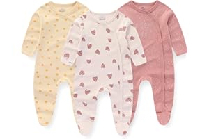 MAMIMAKA Baby Clothes Unisex Newborn Baby Grow one-Piece for Boys and Girls