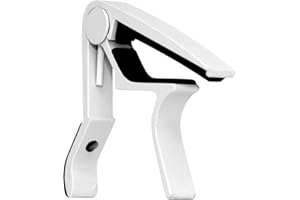 Elagon (ST-W) capodastre blanc à dégagement rapide pour toute guitare électrique et guitare acoustique. Le capodastre standard et fiable qui ne vous fera pas défaut!