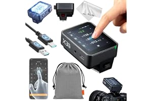 Godox X3Pro O trådlös TTL-blixtutlösare för OM SYSTEM/Panasonic, pekskärm