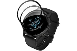 VSEER 2 Stück für Panzerglas für Garmin Venu 3 Schutzfolie, HD-Klar Anti-Kratzer Garmin Venu 3 Displayschutzfolie, 0 Staub & Blasen Anti-Fingerabdrücke Folie für Garmin Venu 3