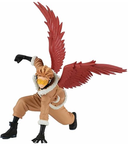 Figurine Anime MHA Hawks – Statue Buste 9 Cm – PVC Détaillé – Décoration Bureau, Collection – Cadeau Fan