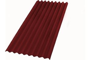 Arredo Stock 5 Pezzi lastra onduline Rossa Intense, 85x200 cm