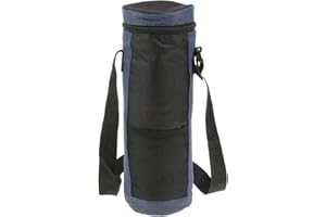 HUI JIN 2l Waterproof Insulated Cooler Oxford Carry Bag for Water Drink Bottle Blue for Beach Picnic