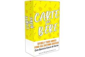 Magma Games | CARTE PER BERE - Giochi da Tavolo Adulti Alcolici - Drinking Game - Regali Simpatici e Divertenti - Idee Regalo per Lei e Lui, per Natale, Amica, Amiche
