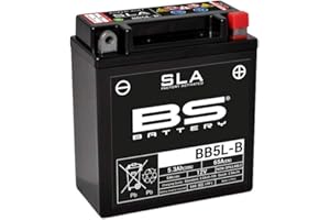 BS battery 300671 bb5l-B AGM SLA Moto Batterie, noir