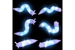 Ainiv Pop Tube Set, 2PCS Leuchtspielzeug, Partygeschenke Tube mit LED, Partyzubehör Kinder, Sensorik Spielzeug, Leuchtstäbe, Pop Tuben für Teenager, Kindergeburtst, Dekoration Set