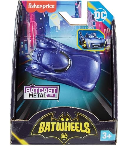 Fisher-Price DC Batwheels 1:55 Spielauto – Coole Rennfahrzeuge Für Rollenspiele Ab 3 Jahren (verschiedene Modelle)