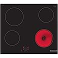Bosch Home & Kitchen Appliances Bosch PKE61RAA8B Electric hob, 60 cm, Black, Serie 2, Built in