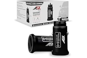 ASX Iluminación Adaptador USB Coche con GPS – Localizador Sin Suscripción Compatible con Apple Find My – Cargador USB-C para Mechero – Rastreador Vehículo, Antirrobo, Dual Fast Charge 45W