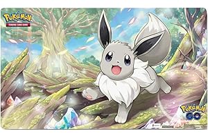 Friki Monkey Pokemon Play Mats in Advertising Boxes, Various Versions and Models, Ultra Premium Mats in Boxes, Size 61 x 35 cm (Pokémon GO: Radiant Eevee Playmat)