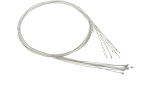 SOCOBETA Cavo cambio bici da strada, confezione da 10, cavi cambio da 2 m, cavo cambio bicicletta, acciaio zincato