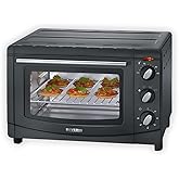 SEVERIN Back- und Toastofen, Mini Backofen mit Grillrost, Backblech und Krümelblech, vielseitiger Ofen mit 20 L Kapazität, 1.