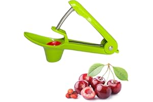 YUREMEEY Dénoyauteur à Cerises, Dénoyauteur à Cerise, Dénoyauteur Olives, Cuisine Gizmo Utilisé pour Petirer Les Noyaux de Fruits des Cerises, des Olives et des Prunes, Vert